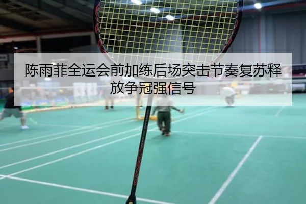 陈雨菲全运会前加练后场突击节奏复苏释放争冠强信号